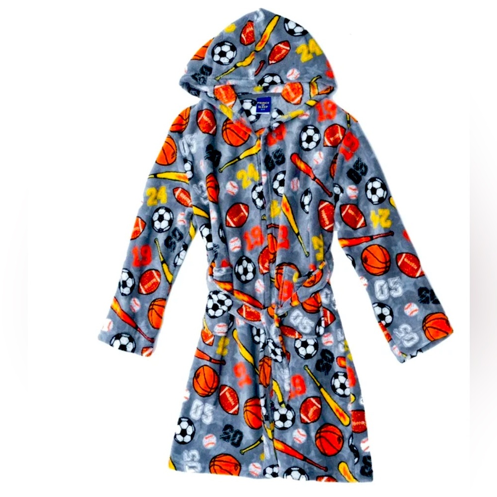 Prince of Sleep Fleece sports Robe basketball soccer football baseball hockey